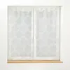 Image de Paire droite passants 2 x 60 x 160 cm voile tisse applique levita Blanc