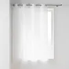 Image de Panneau a oeillets 140 x 180 cm effet lin tisse haltona Blanc