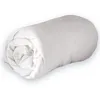 Image de Drap housse - DOUCEUR DINTERIEUR - 140 x 190 cm - Jersey uni - Blanc - 2 personnes