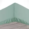 Image de Drap Housse en Coton Biolina 140x190cm Sauge