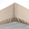 Image de Drap housse - DOUCEUR DINTÉRIEUR - 90x190 cm - Bonnet 30 cm - 100% coton - Sable