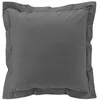 Image de Taie doreiller carrée 63x63 cm - Percale 100% coton - Anthracite