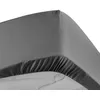 Image de Drap housse - DOUCEUR DINTÉRIEUR - 90x190 cm - Percale 100% coton - Bonnet 30 cm - Anthracite
