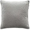 Image de Housse de Coussin Velours Uni Solange 40x40cm Gris