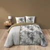 Image de Housse de couette 260 x 240 cm 100% coton motif Dakar jaune - Parure 3 pièces + 2 taies 63x63 cm
