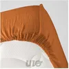 Image de Drap housse - Douceur dIntérieur - Gaze de coton - 190x140cm - marron