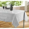 Image de Nappe rectangulaire en PVC à imprimés géométriques - HOME MAISON - Gris - 140 x 240 cm