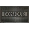 Image de Tapis dentrée 45x75cm bonjour noir