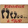 Image de Paillasson coco 40 cm x 60 cm BIENVENUE A TOUS