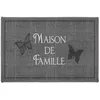 Image de Tapis décoratif - DOUCEUR DINTERIEUR - Imprimé familia - Gris - L 40 x l 60 cm - Moderne