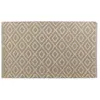 Image de Tapis Rectangle (50 x 80 cm) Lazaro Coton &amp Polyester Tissé - Taille: 50x80cm - Coloris: Beige