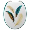 Image de Abattant WC Déco Plumiss 46cm Multicolore