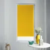 Image de Store Enrouleur Occultant Uni et Coloré Jaune 45 x 180cm