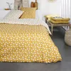 Image de Parure de lit en coton réversible - Sunshine - l 240 x L 260 cm - Imprimé petit pois