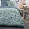 Image de Parure de lit - TODAY - Sunshine - Bleu - 2 personnes - 220x240 cm - Coton naturel - Autres motifs