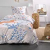 Image de Parure de lit simple en coton à motif prairie - Multicolore - l 140 x L 200 cm