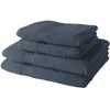 Image de 2 Serviettes de bain TODAY 50x90 + 2 Draps de bain 70x130 cm 100% Coton - Denim