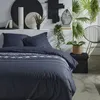 Image de Parure de lit zippée imprimé MAWIRA ALICE - TODAY - Gris anthracite 260x240cm