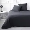 Image de Couvre lit boutis ESSENTIAL - TODAY - Gris anthracite 220x240 cm