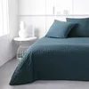 Image de Couvre lit boutis ESSENTIAL - TODAY - Vert foncé 220x240 cm