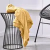 Image de Plaid uni ESSENTIAL - TODAY - Jaune 125x150 cm