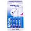 Image de Recharge Brossettes - Inava - Compact Violet - 4 BROSSETTES - ISO 0.6mm - Hygiène Douceur