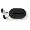 Image de CONECTICPLUS Ecouteurs Intra-auriculaires filaires avec câble plat Jack 3.5 - Noir