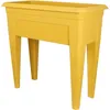 Image de Bac à fleurs/culture/potagère - RIVIERA - IZIGARDEN 80 - 78x39x73cm - 50% recyclé - Jaune