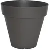 Image de Pot de fleurs - RIVIERA - SOLEILLA Rond - Ø 49 x H 448 cm - Gris