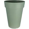 Image de Bac à fleurs RIVIERA SOLEILLA HAUT - Plastique - Hauteur 66 cm - Vert argile