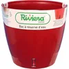 Image de RIVIERA Pot rond Eva New en plastique - Ø 46 cm - 49 L - Rouge