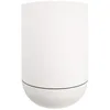 Image de Bac à fleurs rond - RIVIERA - GRANIT TULIPE - Plastique - D40 x H57 cm - Blanc