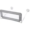 Image de Barrière de lit MAÏKA - Pliable et déhoussable - 130 cm - Gris - Mixte