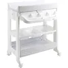 Image de Table à langer Elephants blanche - bacs de rangement - baignoire tuyau vidange inclus - FORMULA BABY