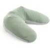 Image de MAÏKA Coussin de maternité Bi-confort gris sauge 150 cm microbilles face hiver face été