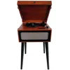 Image de Platine vinyle sur pied vintage Bluetooth out haut parleurs intégrées