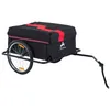 Image de vélo remorque cargo remorque de transport remorque cargo noir nouveau
