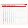 Image de Planning - Calendrier - Annuel - Semaine - Janvier à décembre - Effaçable - 32 x 42 cm