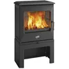 Image de Godin Poêle à bois fonte 5kw noir - 388150PEINTANTHRACITE