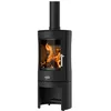 Image de Poêle à bois - GODIN - Mirande 2 - 8 kW - Noir - Sur pied