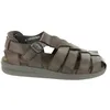 Image de Sandales Mephisto - SAM - Cuir - Brun foncé - Double sangle - Semelle synthétique - Homme