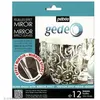 Image de Feuilles effet miroir Gédéo - Argenté - 12 pcs