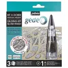 Image de Kit à dorer - 3 feuilles miroir et mixtion 20 ml - Finition argent