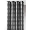 Image de Home Maison 09349-8-AL Rideaux Jacquard avec Oeillets Ronds Gris/Argent 140 x 260 cm