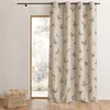 Image de Rideau jacquard imprimés de papillons Beige 140x260 cm