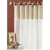 Image de Panneau Voile de Coton - HOME MAISON - Ivoire - 135 x 260 cm - 90% Coton - 10% Lin
