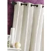 Image de Rideau dAmeublement Lin - HOME MAISON - 135 x 260cm - Argent - Beige - Synthétique