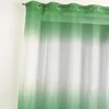 Image de Voilage en étamine à imprimés tie and dye Vert 140x240 cm