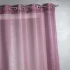 Image de Voilage organza - Effet résille Prune 140x260 cm