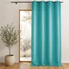 Image de Rideau en jacquard fantaisie Bleu azur 135x260 cm